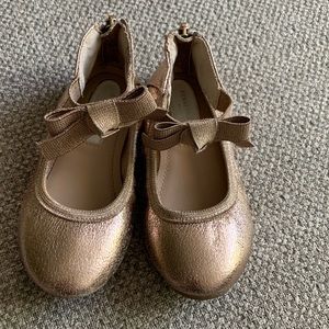 Rose gold Ballet flats